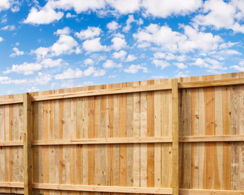 timber fence